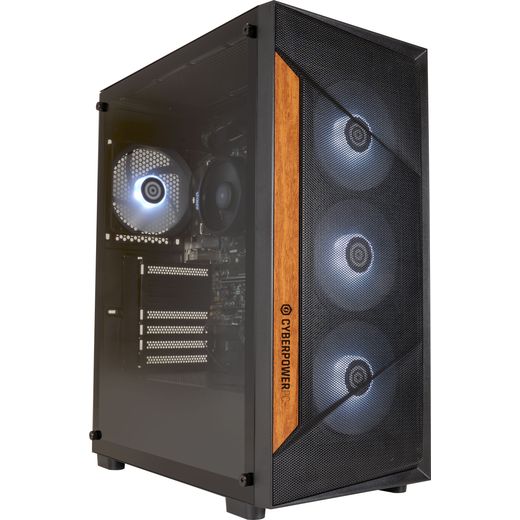Black Power Computer CyberPowerPC Desktop | Black | AO22215 | ao.com